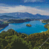 The Blue Lake Bled Diamond Painting