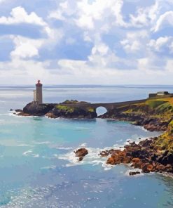 The Little Minou Lighthouse Diamond Painting