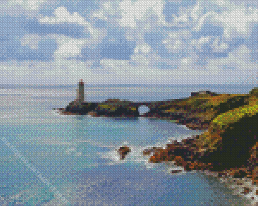 The Little Minou Lighthouse Diamond Painting