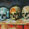 The Three Skulls Diamond Painting