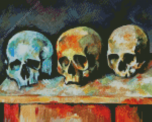 The Three Skulls Diamond Painting