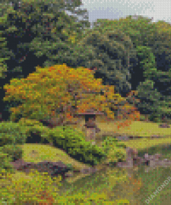 Tokyo Rikugien Garden Diamond Painting