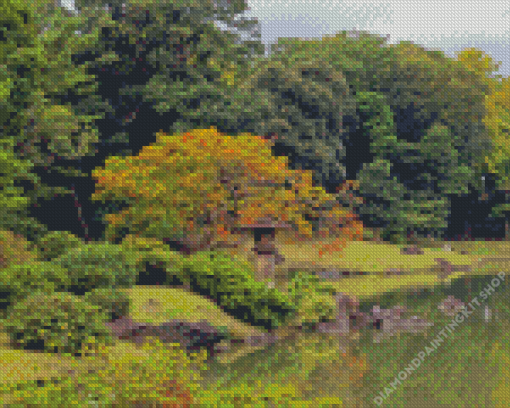 Tokyo Rikugien Garden Diamond Painting