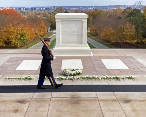 Tomb of the Unknown Soldier Diamond Painting