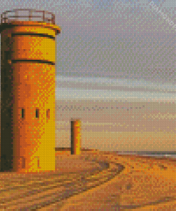 Towers of Whiskey Beach Diamond Painting