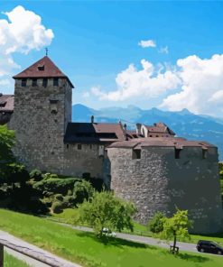 Vaduz Castle Diamond Painting