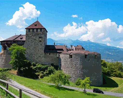 Vaduz Castle Diamond Painting