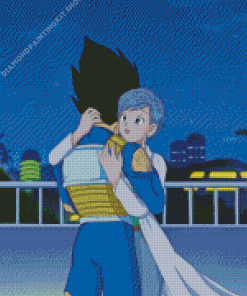 Vegeta and Bulma Diamond Painting