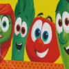 Veggie Tales Cartoon Characters Diamond Painting