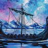 Viking Longship Diamond Painting