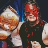 Wrestler Kane Diamond Painting