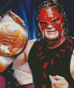 Wrestler Kane Diamond Painting