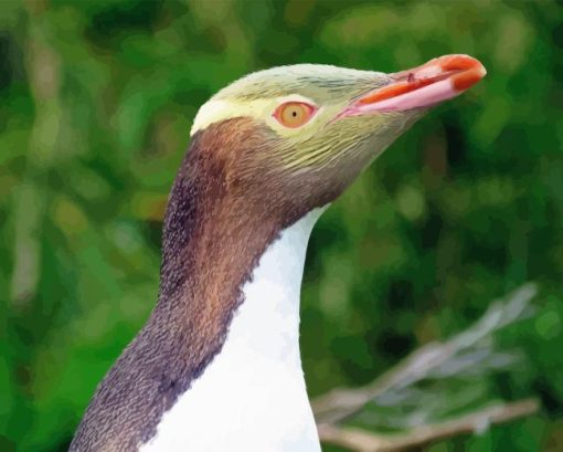 Yellow Eyed Penguin Diamond Painting