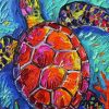 Abstract Colorful Turtle Diamond Painting