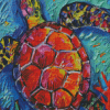 Abstract Colorful Turtle Diamond Painting