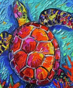 Abstract Colorful Turtle Diamond Painting