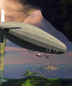 Airship Zeppelin Diamond Painting