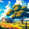 Anime Landscape Diamond Painting