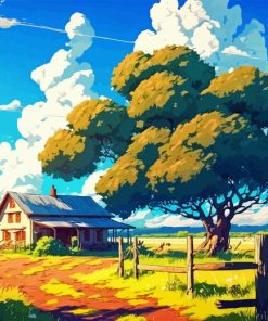 Anime Landscape Diamond Painting