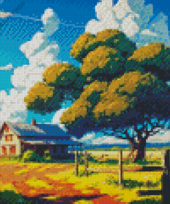 Anime Landscape Diamond Painting