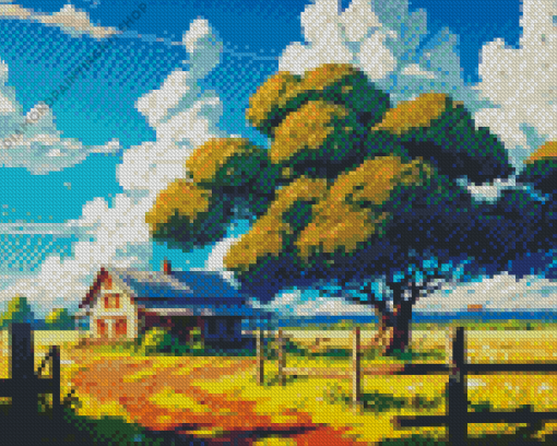 Anime Landscape Diamond Painting