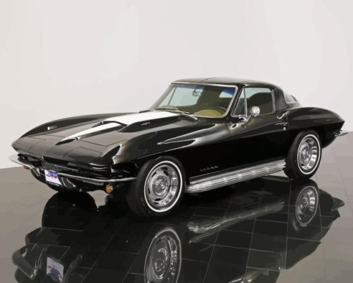 Black 67 Stingray Diamond Painting