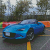 Blue Mazda Mx 5 Diamond Painting