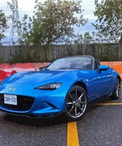 Blue Mazda Mx 5 Diamond Painting