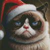 Christmas Grumpy Cat Diamond Painting