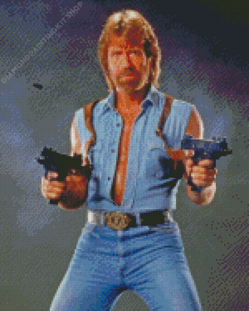 Chuck Norris Diamond Painting