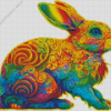 Colorful Mandala Rabbits Diamond Painting