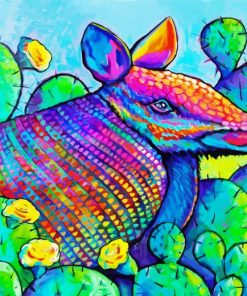 Colorful Armadillo Diamond Painting