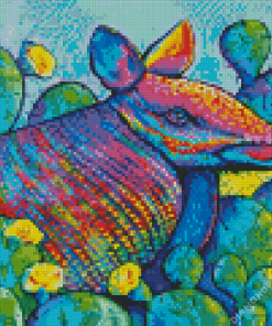 Colorful Armadillo Diamond Painting