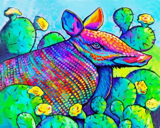 Colorful Armadillo Diamond Painting