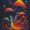 Colorful Mushroom Diamond Painting