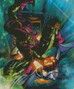 Cool Green Goblin Diamond Painting