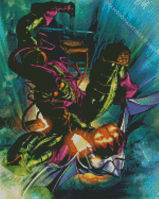 Cool Green Goblin Diamond Painting