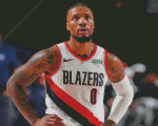 Damian Lillard Diamond Painting