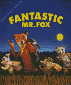 Fantastic Mr Fox Diamond Painting