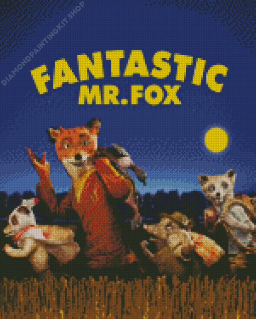 Fantastic Mr Fox Diamond Painting