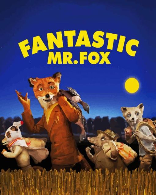 Fantastic Mr Fox Diamond Painting