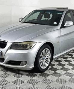 Grey E90 Car Diamond Painting