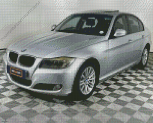 Grey E90 Car Diamond Painting