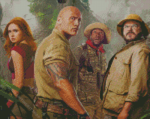 Jumanji The Next Level Diamond Painting