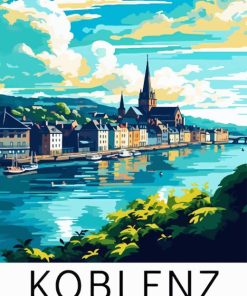 Koblenz Germany Poster Diamond Painting