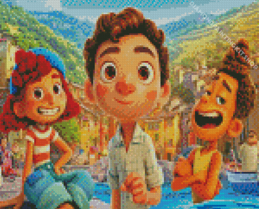 Luca Disney Movie Diamond Painting