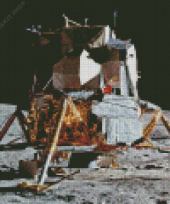 Lunar Module Diamond Painting