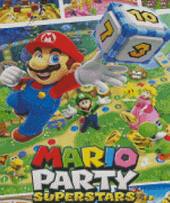 Mario Party Diamond Painting