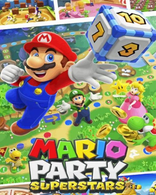 Mario Party Diamond Painting