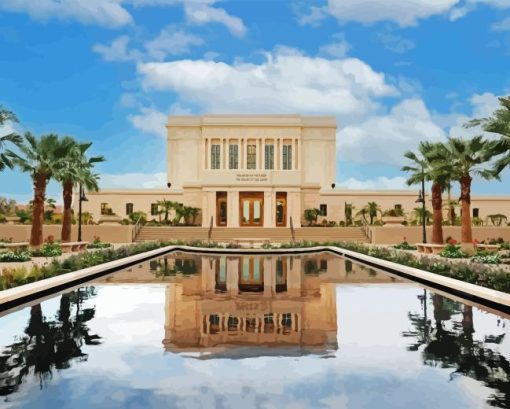 Mesa Arizona Temple Diamond Painting